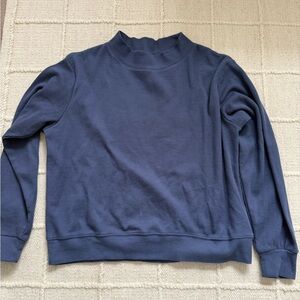 PARKE waffle mock neck